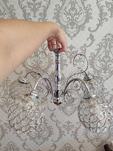 it sekilleri: Çılçıraq, 5 lampa, Metal — 2