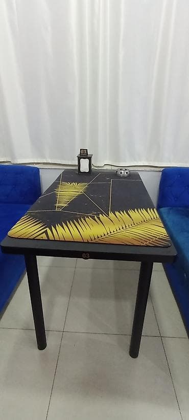 Ресторанная мебель на заказ: Со стульями, Прямой стол, 4 персоны — 5