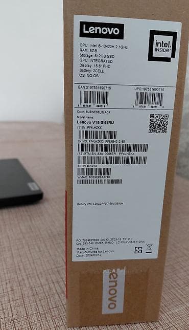komputer notebook: Lenovo V15 G4 IRU noutbuku - Prosessor: Intel Core i5‑13420H, 2.1 GHz — 2