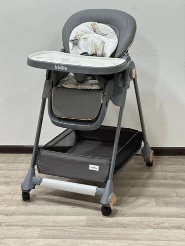 qidalandırmaq üçün uşaq stul yelləncək: Kidilo hündür kreslo ▫️Kidilo hündür kreslosu uşağınızla “böyüyür”! — 3