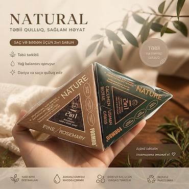 FORMBO Nature 2-in-1 Sabun – saç və bədən üçün Xüsusiyyətlər: - Təbii