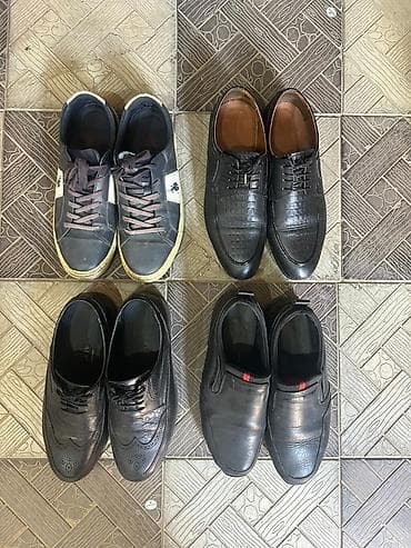 Kişi ayaqqabıları dəsti – 4 cüt - 1 cüt idman üslubunda krossovka