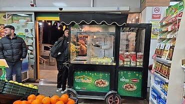 Hazır biznes üçün mobil satış Stendləri icarəyə verilir Toyuq plov — 2