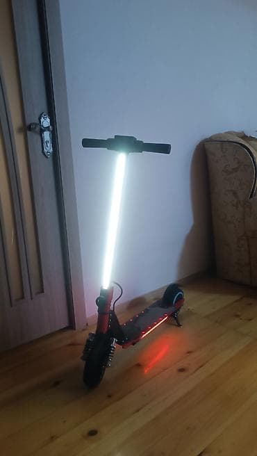 Elektrik nəqliyyatı: Elektrik skuter – LED işıqlı, amortizatorlu, displeyli - Güclü ön LED — 1