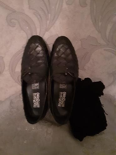 makasin qara: Ölçü: 40, rəng - Göy, Yeni — 1