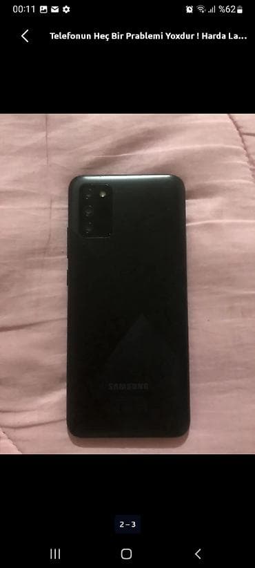 galaxy s5: Samsung Galaxy A02 S, 32 GB, rəng - Qara, Barmaq izi — 1