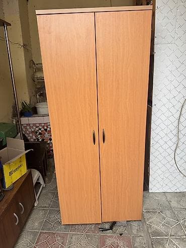 iki qapili dolablar: 2 qapılı, Digər rəng, Taxta, Açılan, Düz dolab — 2