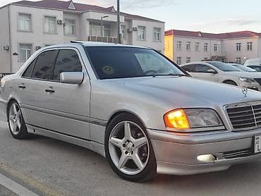 bbs diskler: Mercedes-Benz C-Class (W202) sedan, gümüşü rəng. - Kuzov: sedan — 1