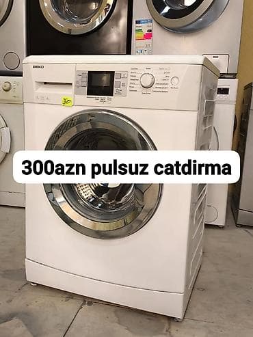 beko paltaryuyan: Paltaryuyan maşın Beko, 7 kq, Avtomat, Qurutmasız, Kredit yoxdur — 1