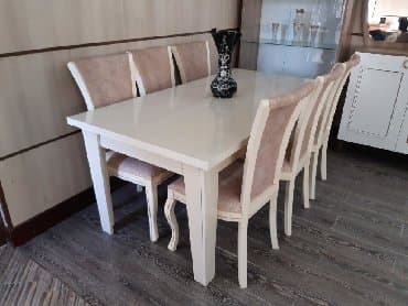 mdf qiymeti: Masa və oturacaq dəstləri 📏Masanın ölçüləri: 90*160(böyüyəndə 90*200) — 7