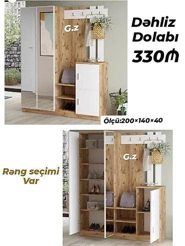 Açılan, Düz dolab, Dəhliz dolabı lalafo.az -da Açılan, Düz dolab, Dəhliz dolabı