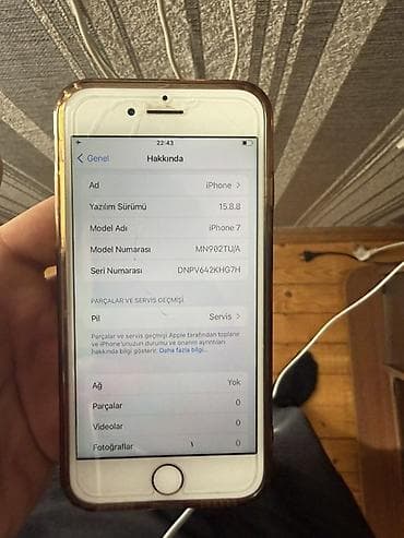 ipod nano: IPhone 7, 32 GB, Qızılı, Barmaq izi, Face ID — 4