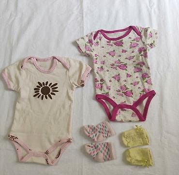 Детский мир: Комплект, Для девочек, 0 - 3 мес. — 7