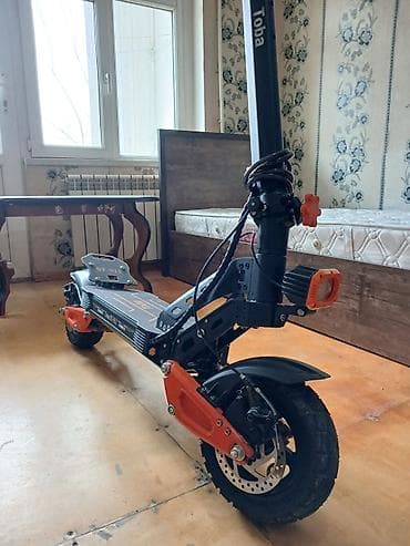 Toba ST-911 elektrik skuter - Güclü off-road konstruksiya: iri — 1