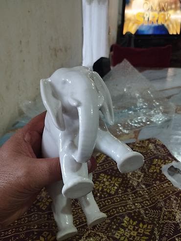 kasli fiqur: Fiqur, Keramika, rəng - Ağ — 3