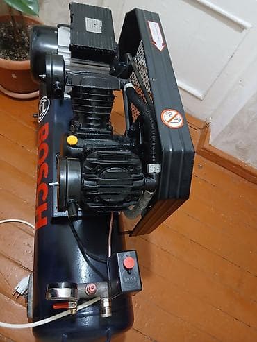 BOSCH Air Compressor – elektriklə işləyən, təkərli portativ model