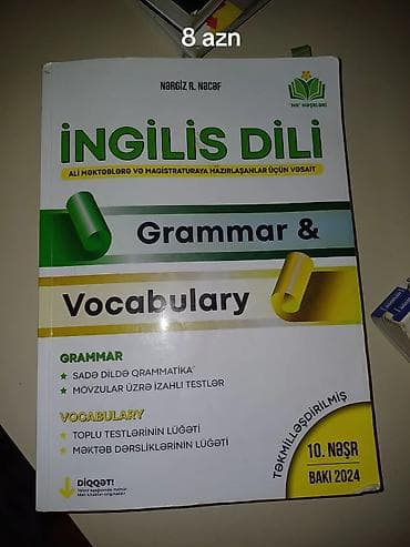 Məhsul: İngilis Dili – Grammar & Vocabulary (Nərgiz R. Nəcəf)