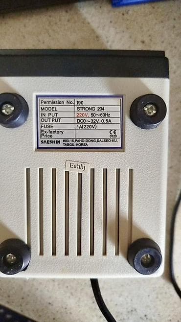 qoşqu ev: SAESHIN Strong 204 APARAT manikür/ pedikür üçün motobloklu dəst - — 3