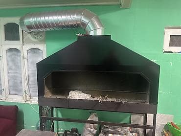 Restoran manqalları: Peşəkar kömürlə işləyən manqal/şamdanlı ət bişirmə ocağı - Material — 2