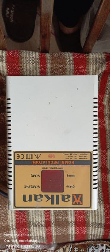 Qapılar və aksessuarlar: İşlənmiş, Ev üçün, 1 faza, Gərginliy stabilizatoru, 220 V — 2