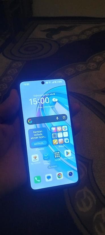 iphone ucuz telefonlar: Honor X8a, 128 GB, rəng - Qara, Sensor — 2