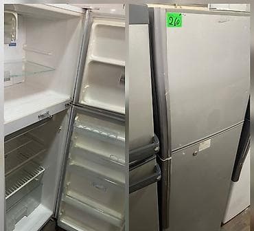 kamerə: İkiqapılı soyuducu (üstdə dondurucu) - Rəng: metalik gümüş - Üstdə — 1