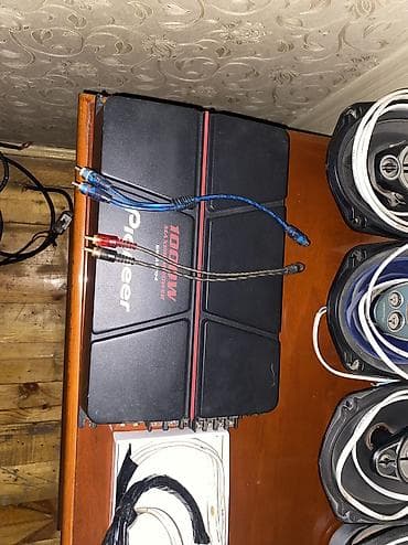 kia rio diffuser: Salam aleykum aparatura satilir. 1000w pioneer usilitel, 6 pioneer — 3