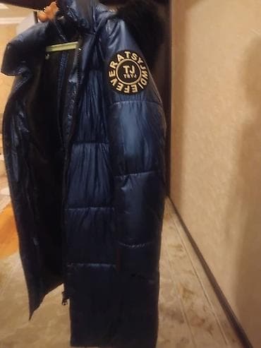 smart watch 7: Qadınlar üçün uzun şişmə qış palto-kurtka - Rəng: tünd göy, yüngül — 3