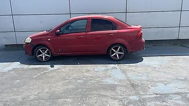 padpres satisi: Chevrolet Aveo LS sedan - Kuzov: 4 qapılı sedan, albalı/qırmızı rəng — 3