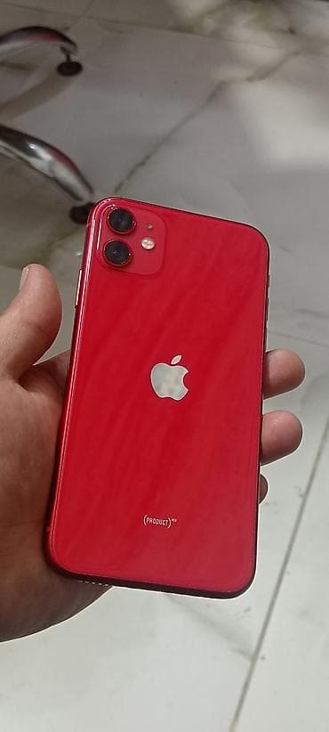 iphone 6 's: IPhone 11, 256 GB, Qırmızı, Face ID — 1