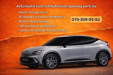 Avtomobilin sizdə qalması şərti ilə xidmət - Rəsmi müqavilə əsasında