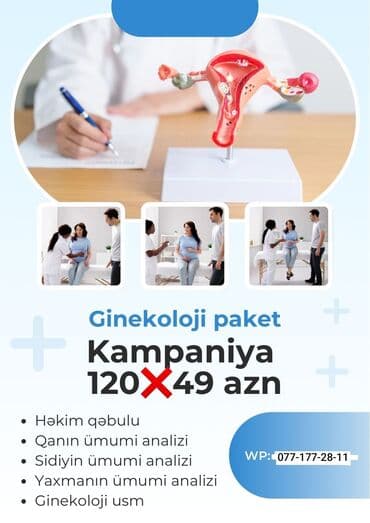 bakı bərdə avtobus: Ginekoloji paket – kampaniya: 120 AZN deyil, 49 AZN Paketə daxildir — 1