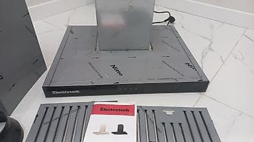 Electrotech mətbəx bacası (divara quraşdırılan şüşə ön panelli model) — 2