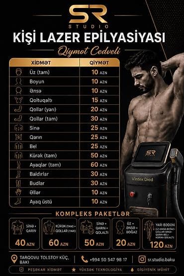 kavitasiya proseduru: Lazer epilyasiya xidməti gosterirem.Sirf kişiler ucun — 2