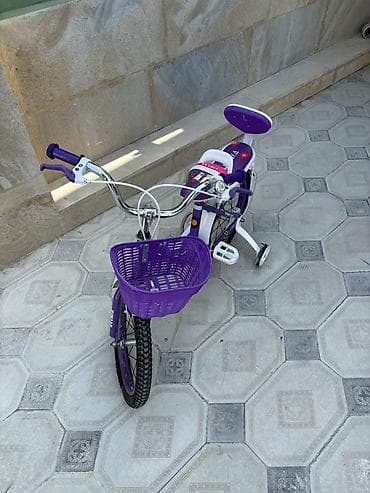 14 dyumlu velosiped: İşlənmiş İki təkərli Uşaq velosipedi 16", sürətlərin sayı: 1 — 3