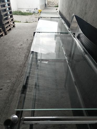 kontakt home dolab: Şüşə vitrin rəf sistemi - Material: temperli şüşə rəflər və — 4