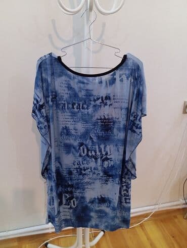 Hicab: Qadın tunik/kofta - Model: geniş kəsimli, yarımşəffaf yüngül tunik - — 2