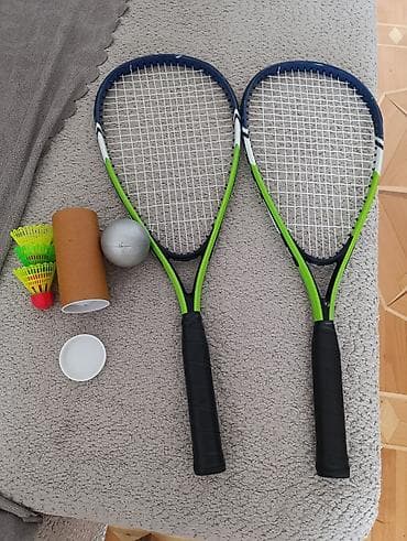 badminton: Badminton dəsti - Dəst: 2 ədəd raki̇tka + 3 ədəd plastik şətəl — 3