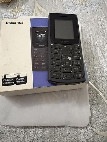 sade nokia: Nokia 1, rəng - Qara, Düyməli — 1