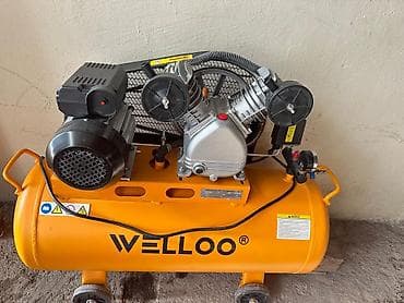 Ручные механические инструменты: WELLOO markalı hava kompressoru - Güc: təkfazalı elektrik mühərriki — 3