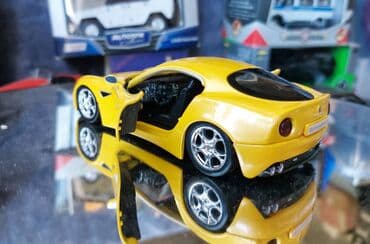 metbex tavan modelleri: Коллекционная модель ALFA ROMEO 8C Competizione Yellow 2007 Scale — 10