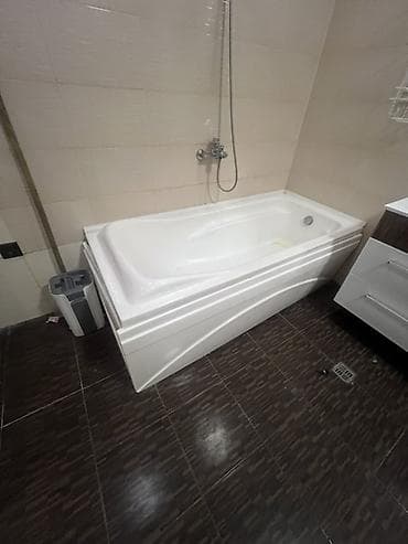 hamam asilqani: Akril vanna – klassik düzbucaqlı model - Material: yüksək keyfiyyətli — 1