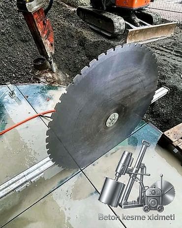 ayna qapı: Beton kəsimi və deşmə xidməti - Armaturlu/armatursuz beton, monolit — 2