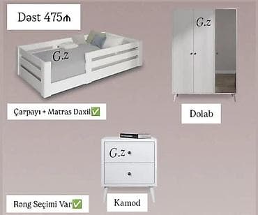 usaq yataq mebelleri: Oğlan və qız üçün, Yeni, Təknəfərlik çarpayı — 1