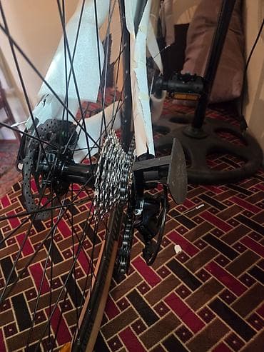 alman velo: Gravel/şosse tərzində velosiped - Rəng: qara-ağ kombinasiyası — 5
