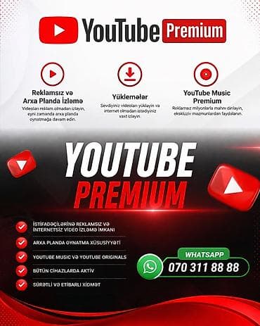 Başqa xidmətlər: Premium rəqəmsal abonementlər paketi Netflix Premium - Milyonlarla — 2