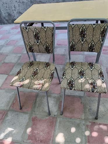 balkon stul: Masa və 2 stul dəsti - Dəst: 1 dördbucaq masa + 2 stul - Karkas: boz — 3