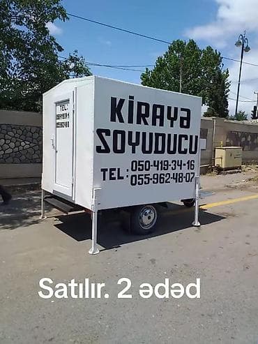 стойка для вешалок: Mobil soyuducu qoşqu - Təkoxlu, dartqıya qoşulan mobil soyuducu — 4