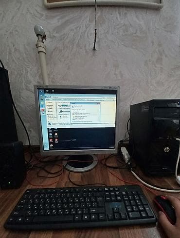 3g 4g modem: Stolüstü kompüter seti Tərkibi: - Sistem bloku: HP (qara korpus, ön — 1