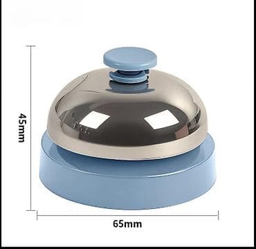 Masa zəngi – 65 mm diametr, 45 mm hündürlük. - Klassik “ding” səslə